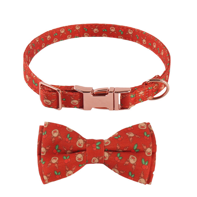 Pet Supplies Design Christmas Series Bow SUNFLOWER Holiday Dog Collar