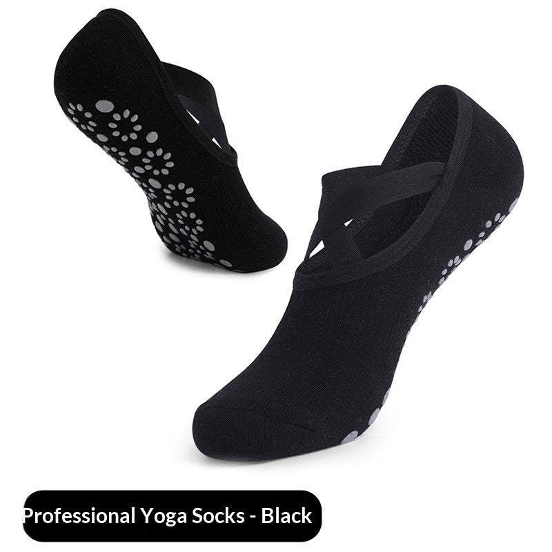 Indoor Fitness Silent Pilates Women's Professional Anti-slip Dance Socks