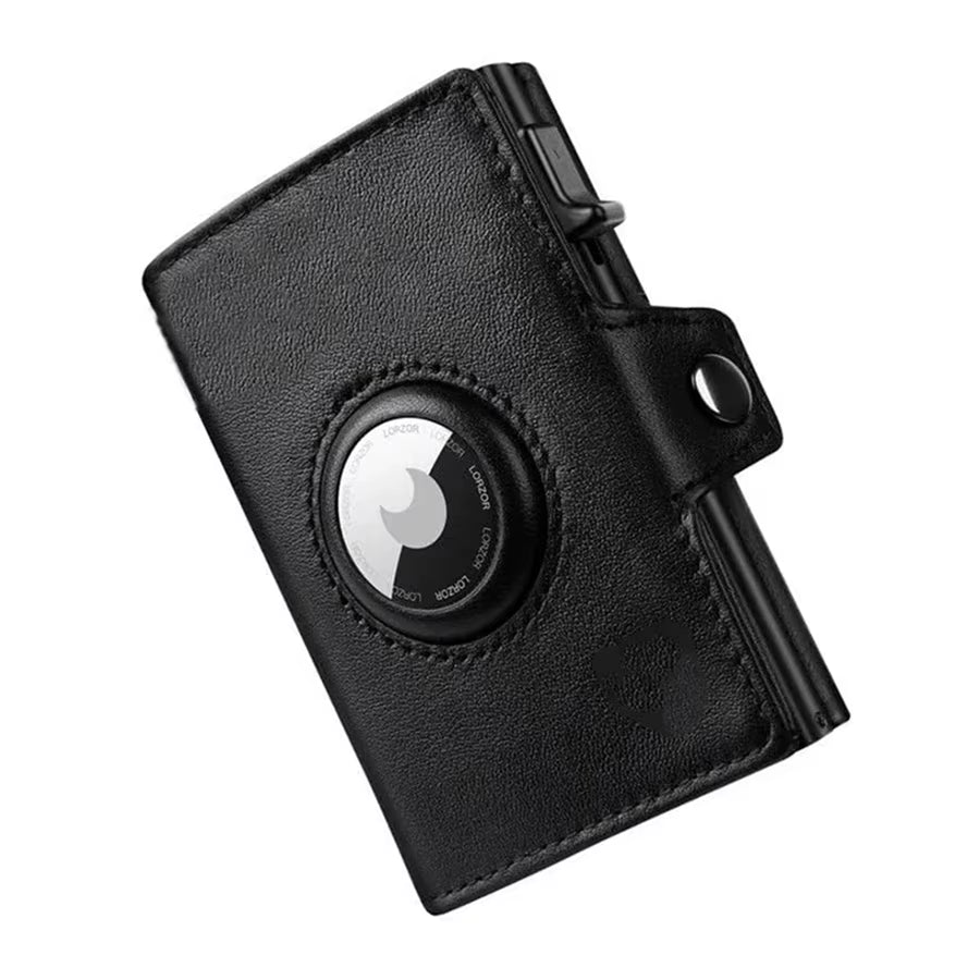 Men'S RFID Blocking Wallet with Coin Pocket Airtag Wallet