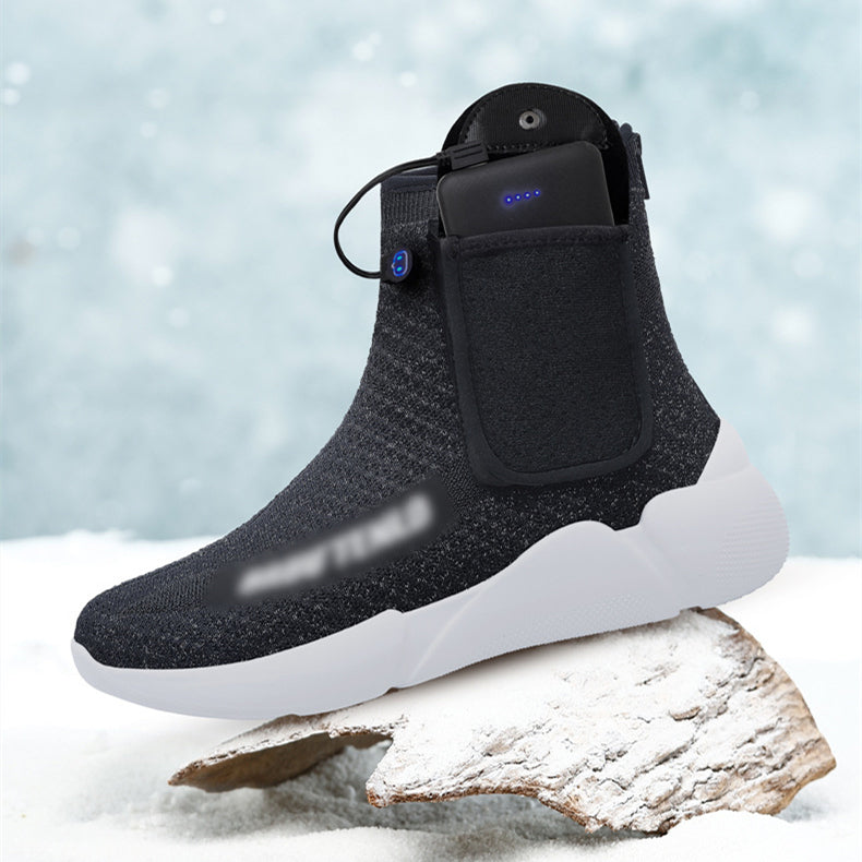 Outdoor USB Charging And Warming Up The Feet