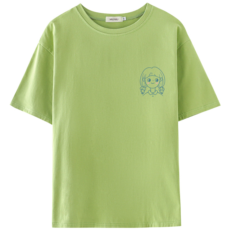 Women's Summer New Casual Cotton Printed T-shirt