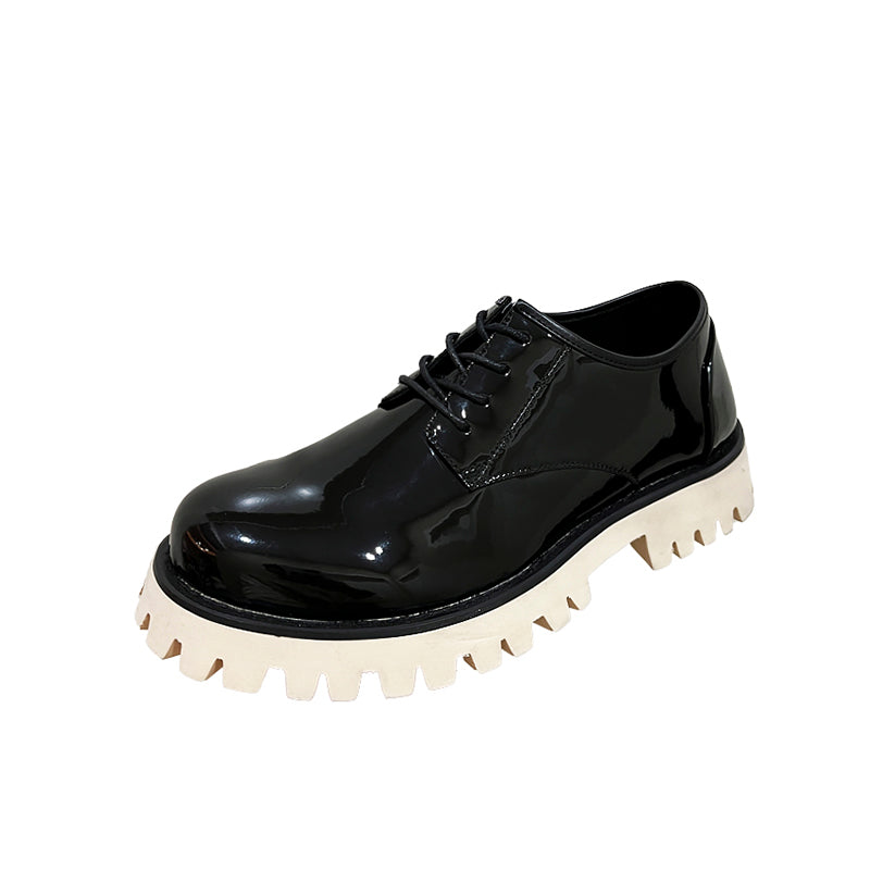 Platform Premium Low-top Patent Leather Shoes