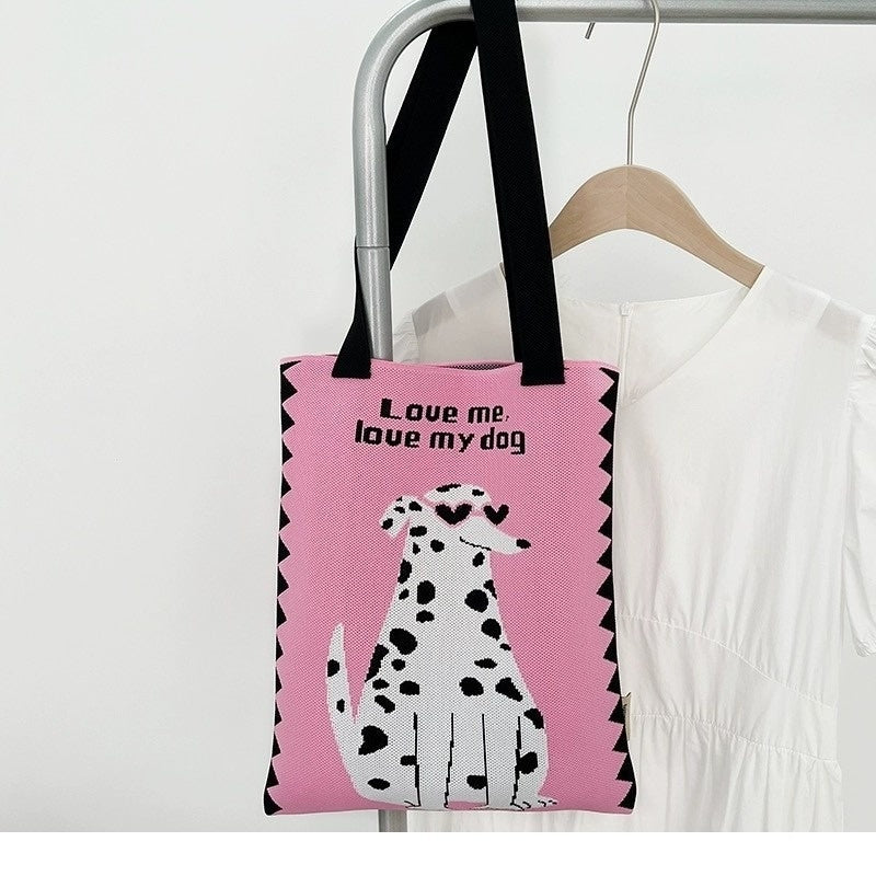 Cute Cartoon Panda Large Capacity Shoulder Bag