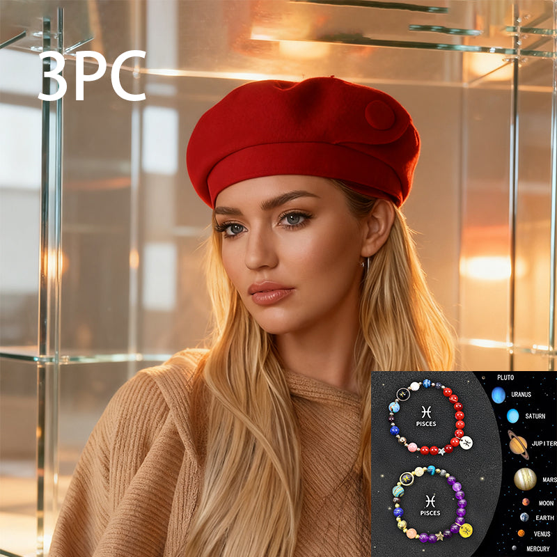 British-style Casual Painter Hat That Is Versatile And Can Show Off Your Face