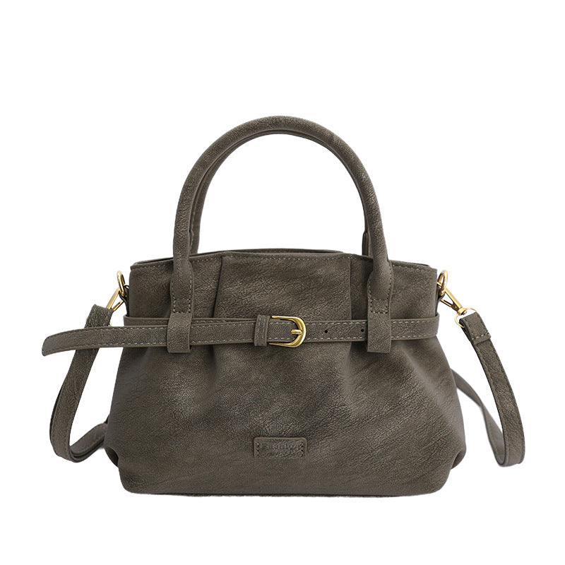 Stylish Matte-finish Crossbody Shoulder Bag
