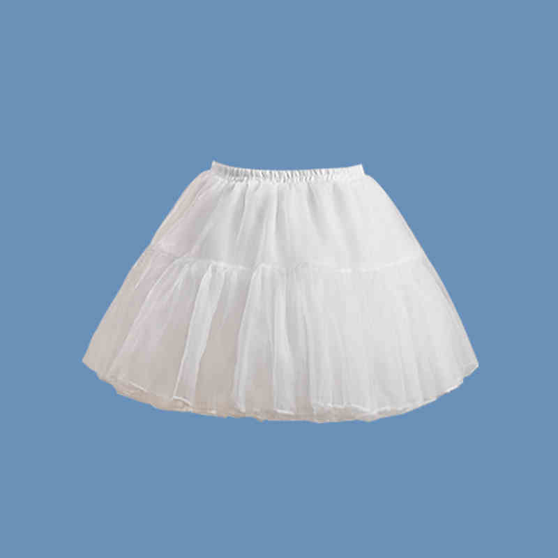 Short Four-layer Soft Veil Boneless Lolita Crinoline