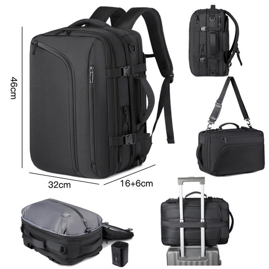 Vacuum Compression Backpack Simple Large Capacity