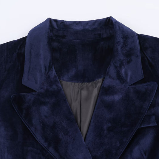 New Autumn Designer Blazer And Flared Pants Set For A Sophisticated Elegant Look