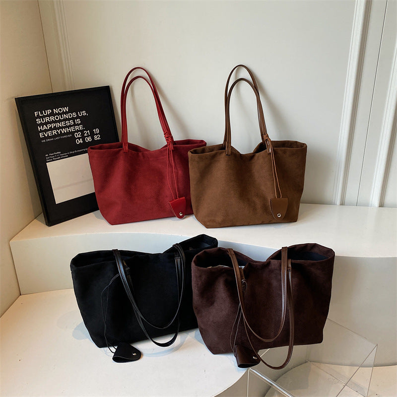 Retro Large-Capacity Fashionable Womens Shoulder Bag