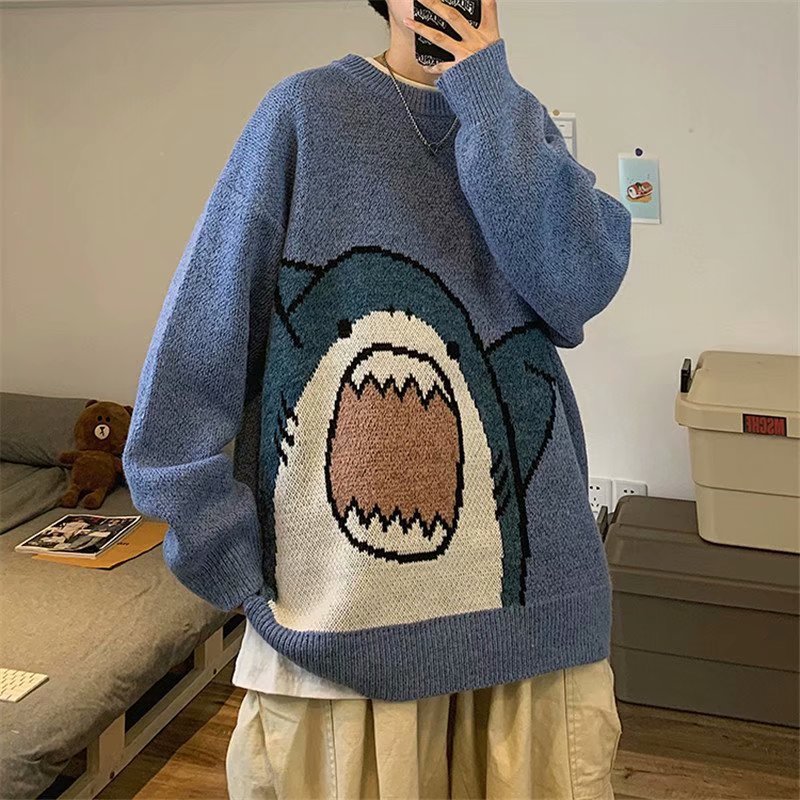 Autumn And Winter Thick Loose Personality Base Sweater