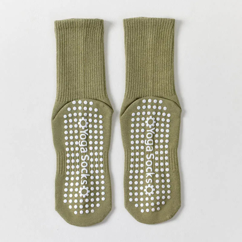Yoga Silicone Women's Glue Dispensing Non-slip Socks