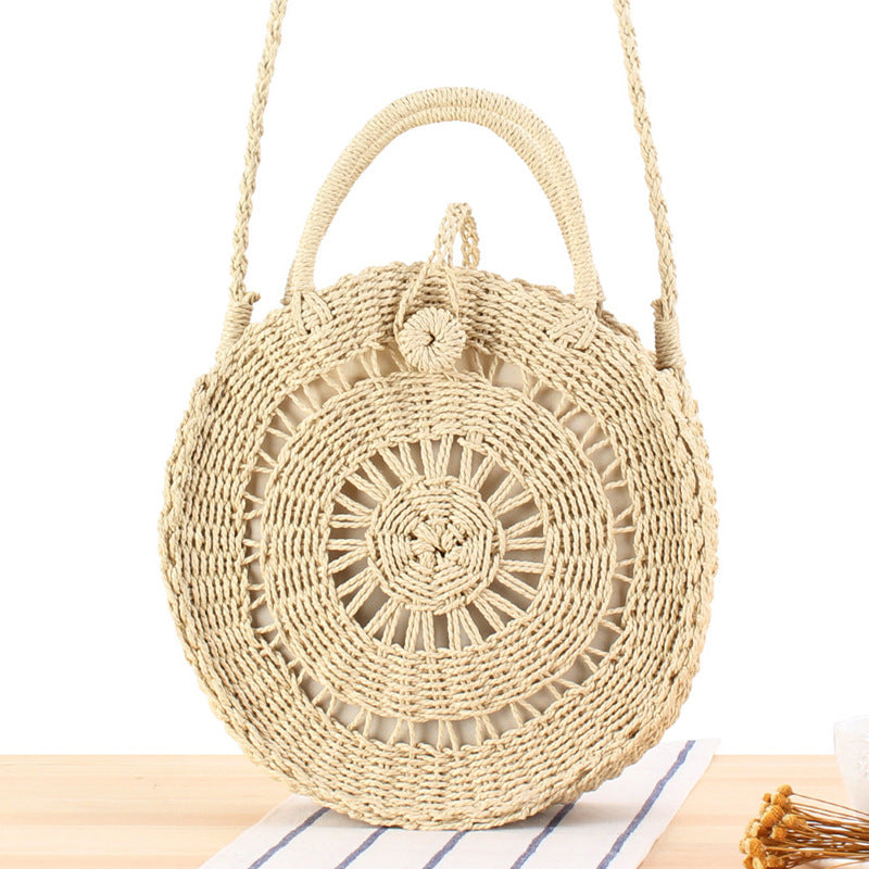 Vacation Beach Hand-woven Bag Round Hand