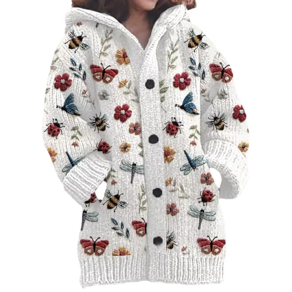 Halloween Animal 3D Printing Casual Design Sense Hooded Sweater Cloak Coat