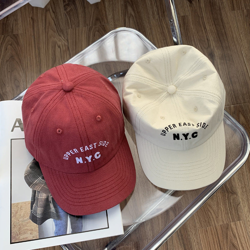 Casual Soft Top Letters All-matching Peaked Cap Children