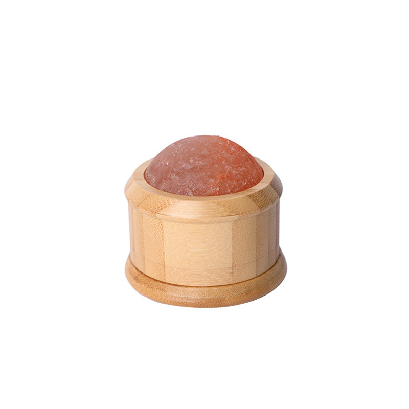 Bamboo Himalayan Salt Ball Massage Roller