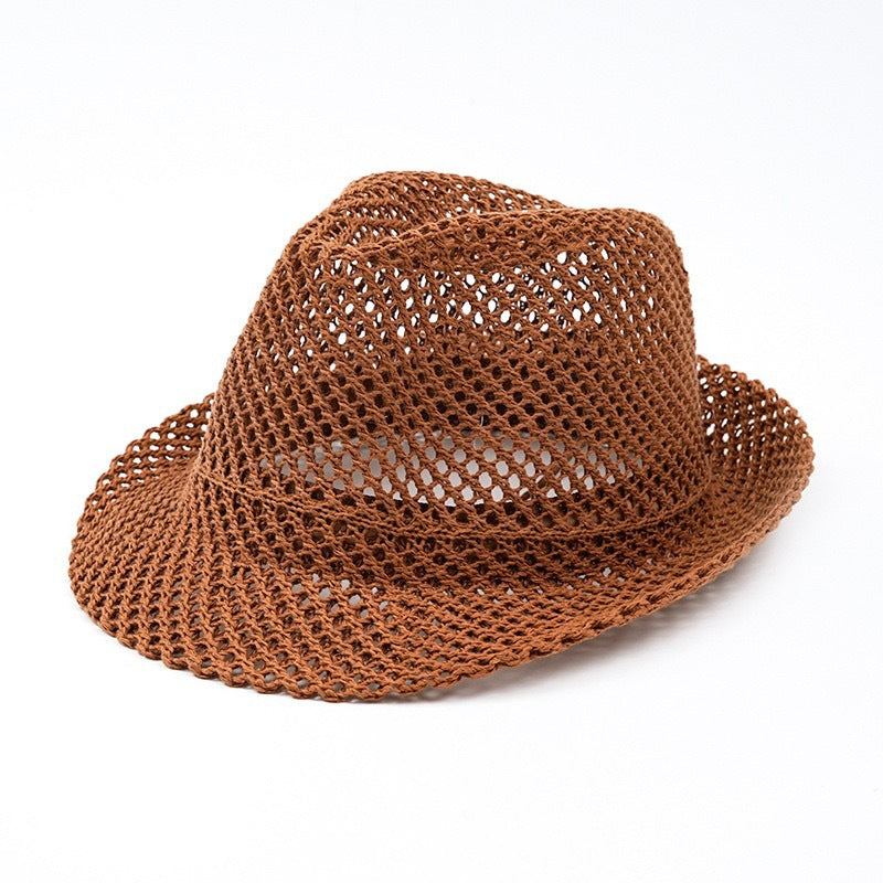 Mesh Hollow Out Summer Breathable Sun Protection Sun Hat