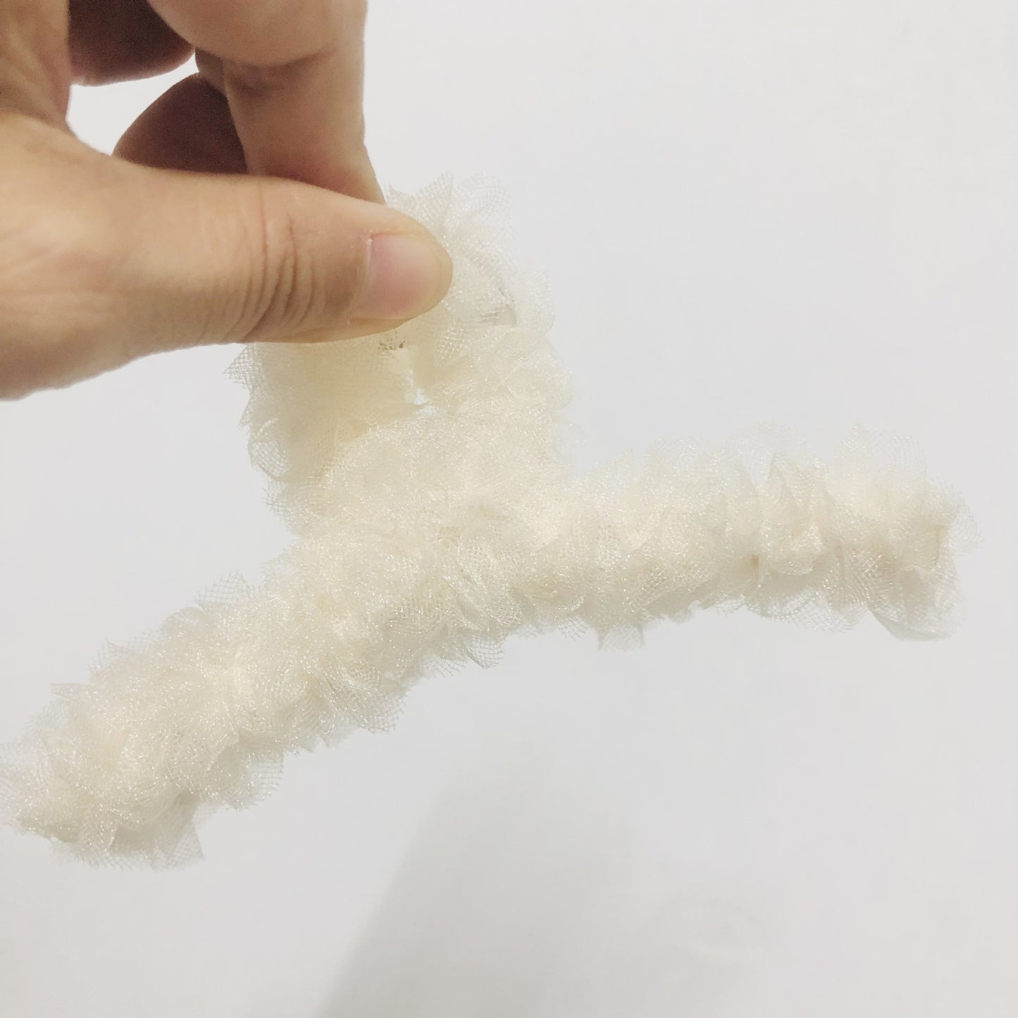 Handmade All-match Hair Clip With Lace Trim