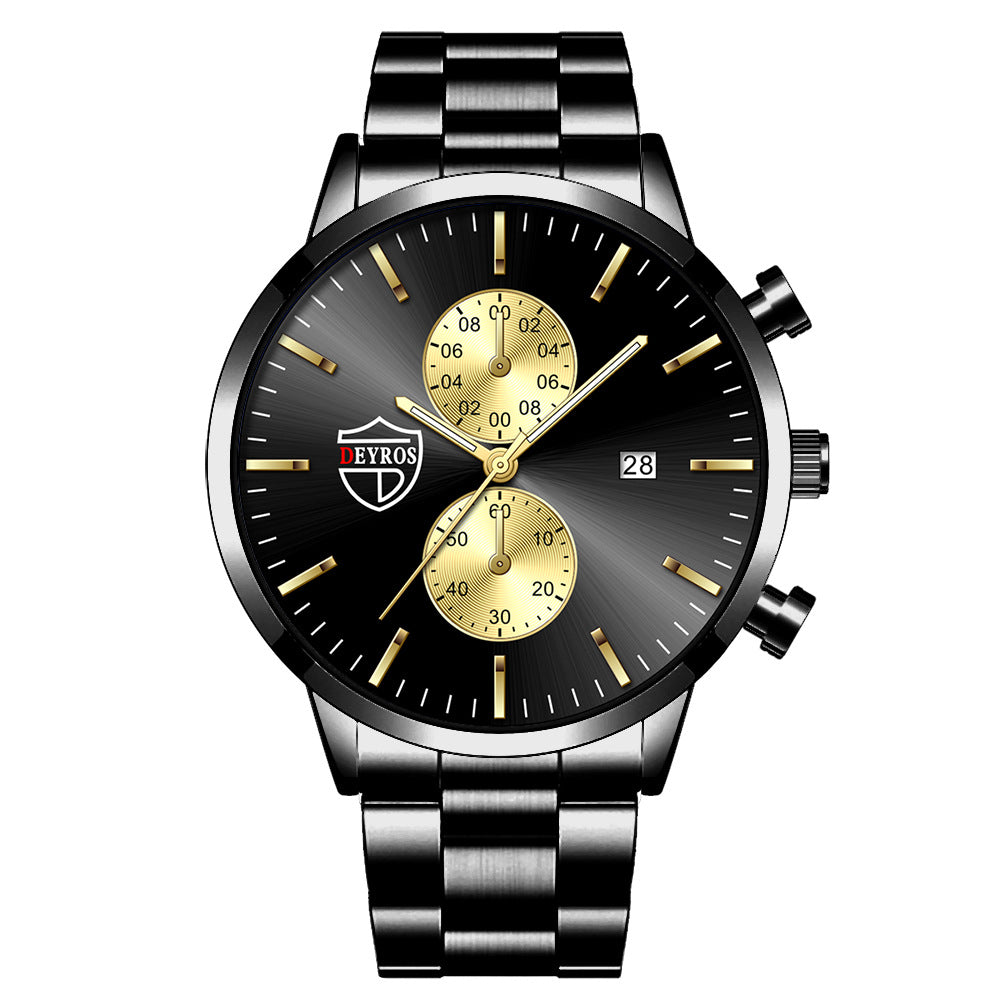 Men's Fashion Luminous Watch Stainless Steel