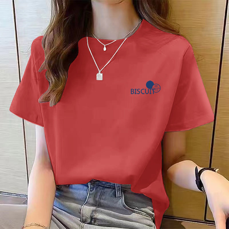 Women's Cute Bear Plus Size Cotton Short Sleeve T-shirt