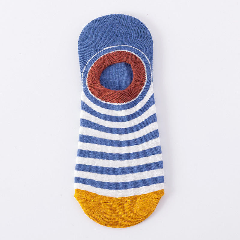 Silica Gel Non-slip Invisible Shallow Mouth Boat Socks Women
