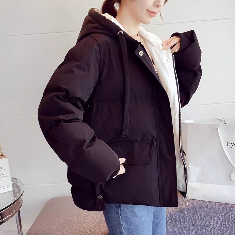 Short Loose Student Winter Coat Western Style Small Padded Jacket
