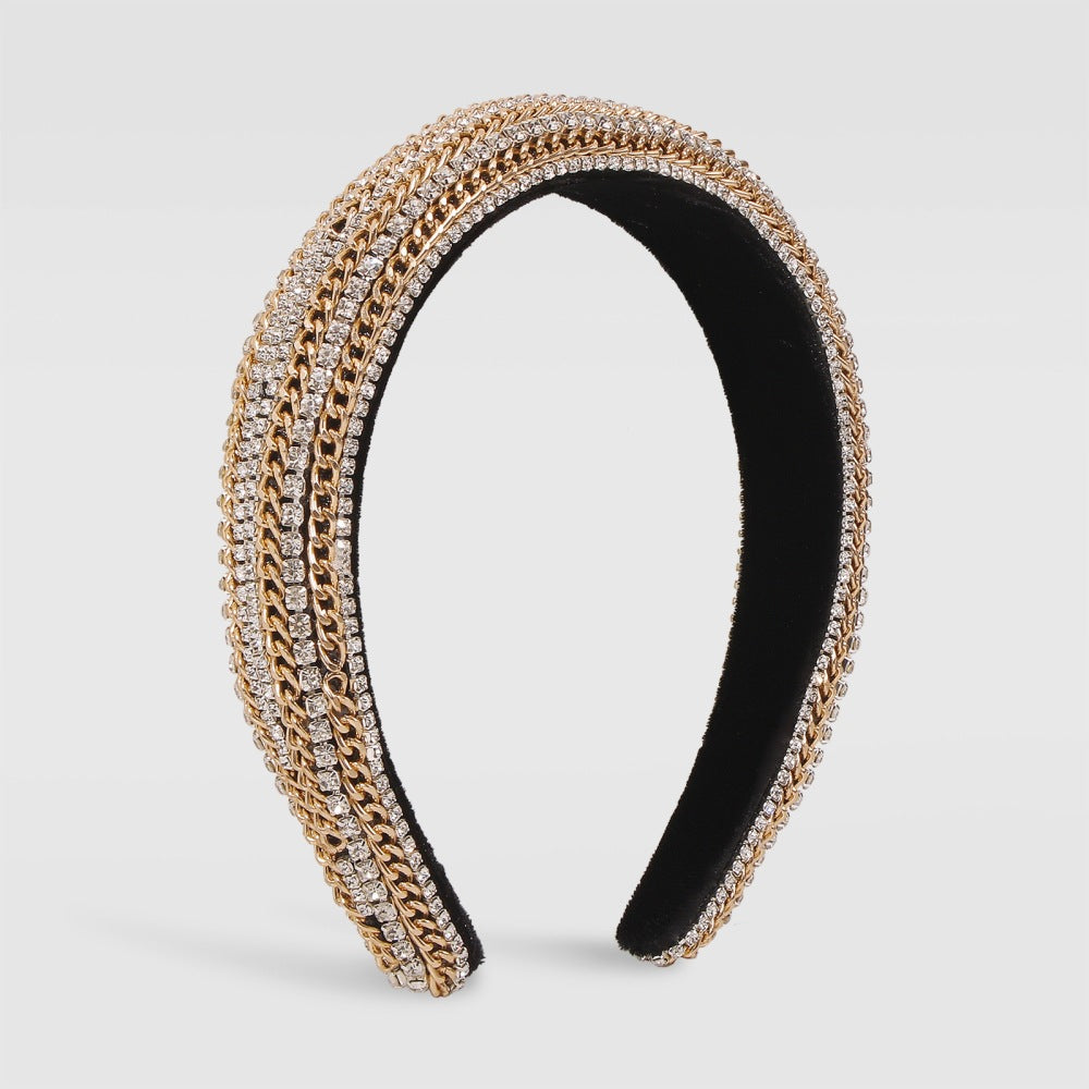 Hair Band Female Ins Simple Wind Velvet Press Hair New Headband