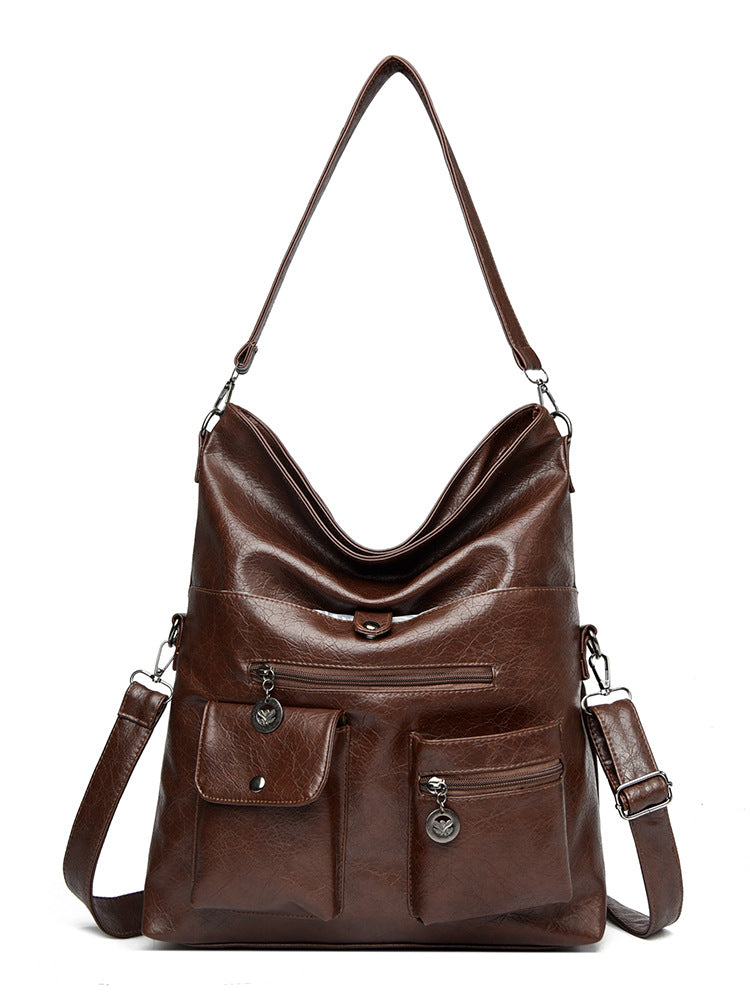 Vintage Bag Women's Fashion Large Capacity Handbag