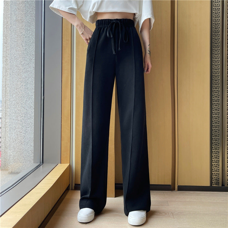 Women's Slimming Versatile Casual High Waist Wide Leg Pants