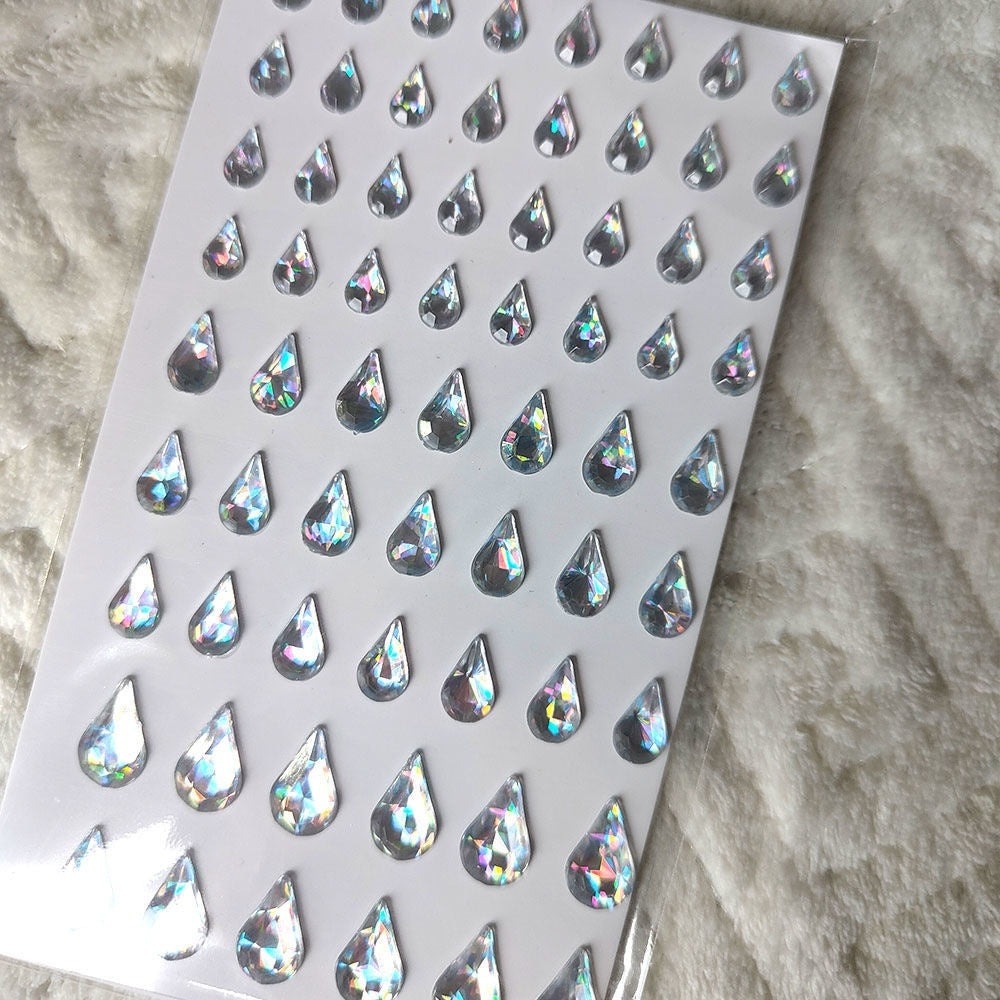 Comes With Sticky Pearl Stick-on Crystals Transparent Photo Shoot