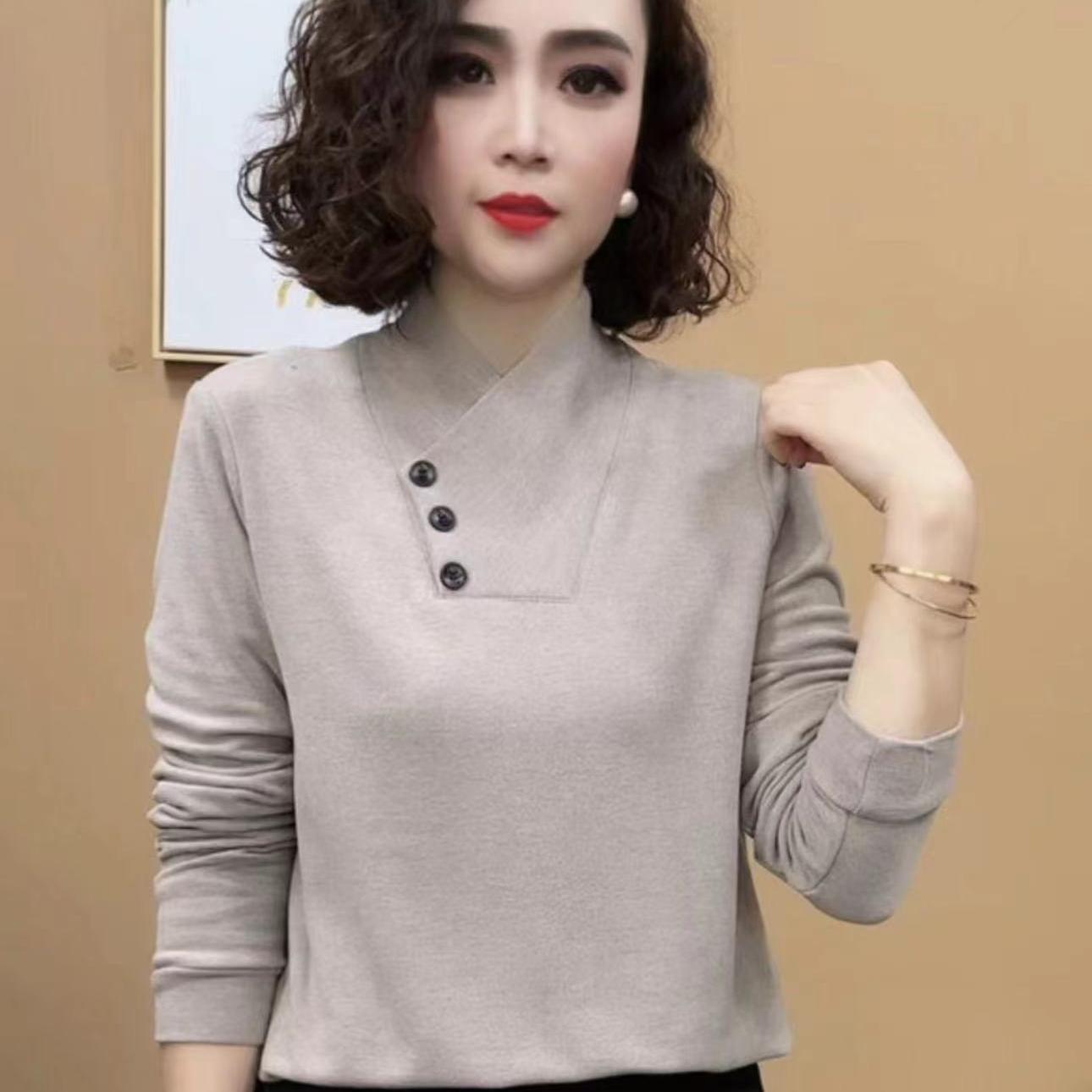 Warm All-matching Elegant Bottoming Shirt Top