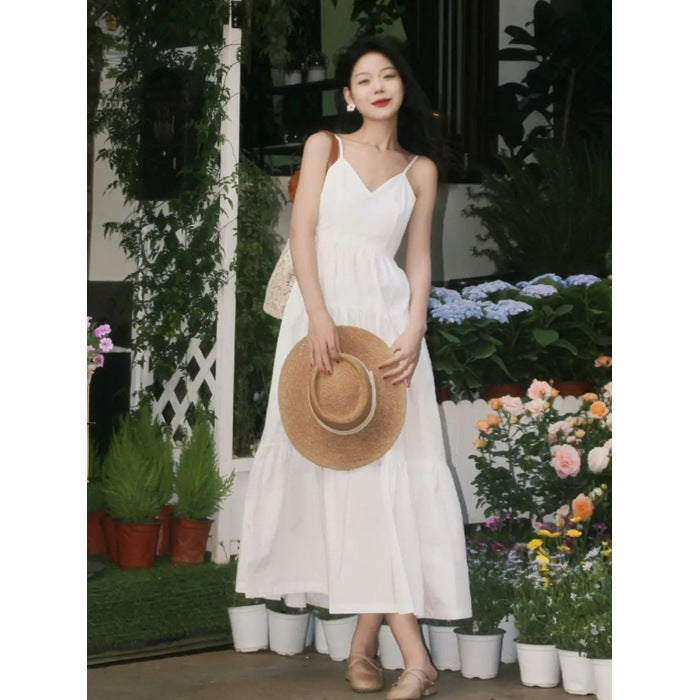 Dress With A Cinched Waist For A Slimming Mid Length Design