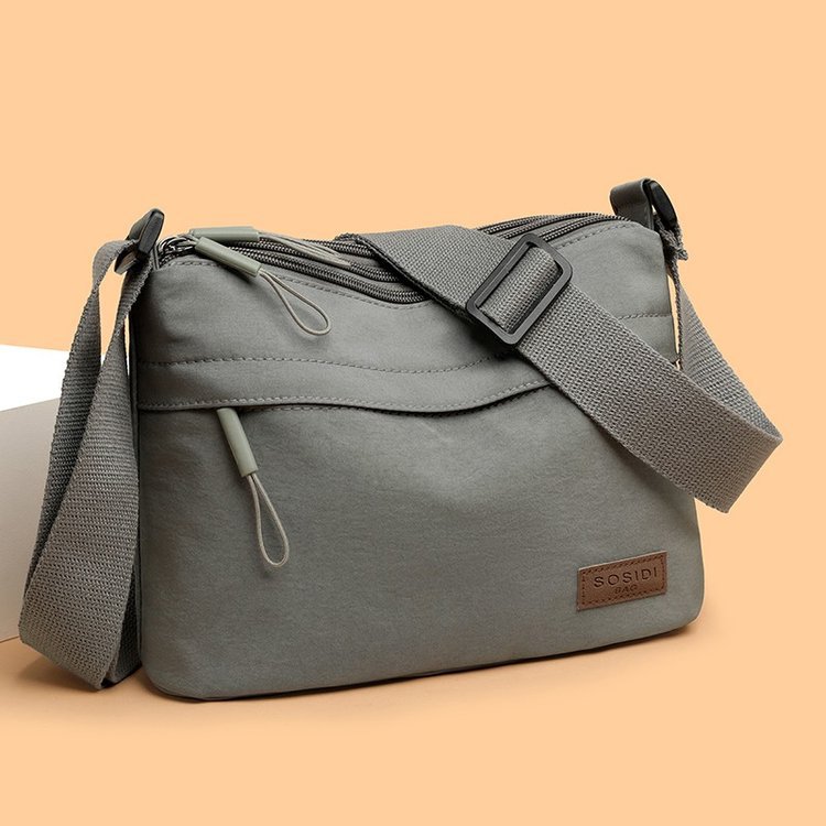 Women's Nylon Cloth Multi-functional Waterproof Shoulder Messenger Bag