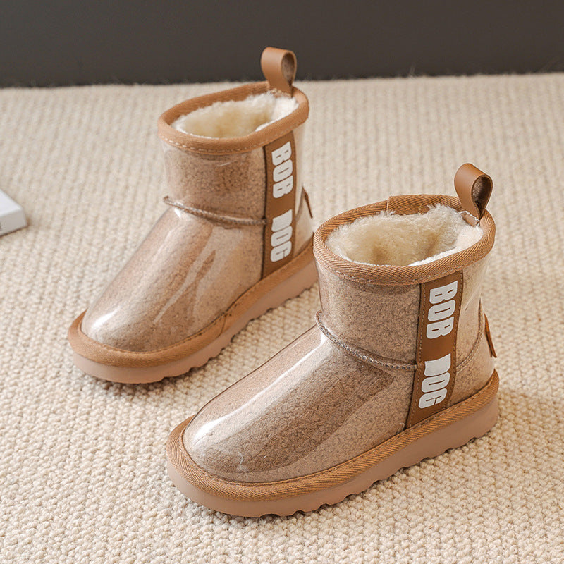 Fleece Thickened Large Cotton Shoes