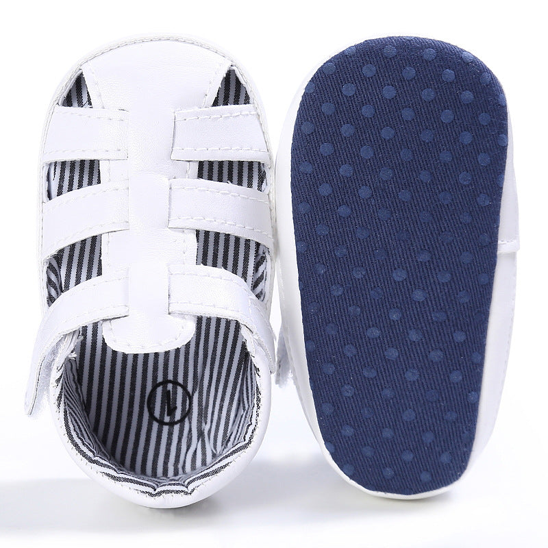 Baby Solid Color Soft-soled Hollow Toddler Sandals