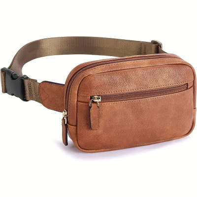 Young Men's Handmade Genuine Leather Crossbody Bag