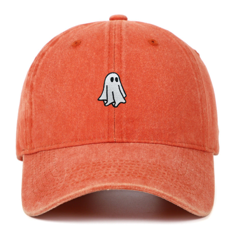 Washed Distressed Embroidered Baseball Cap For Casual Outdoor Sports