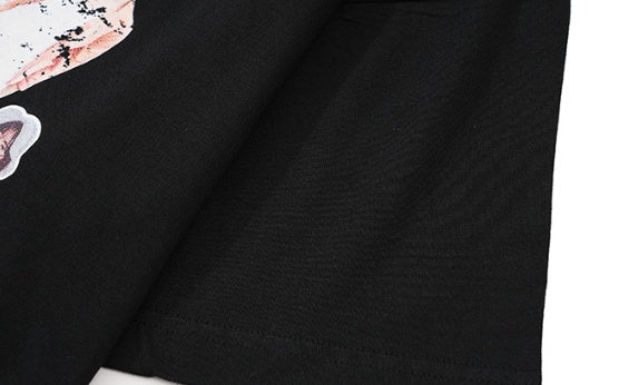 High Street Crowd Seeking Differences Design Theme Short Sleeve