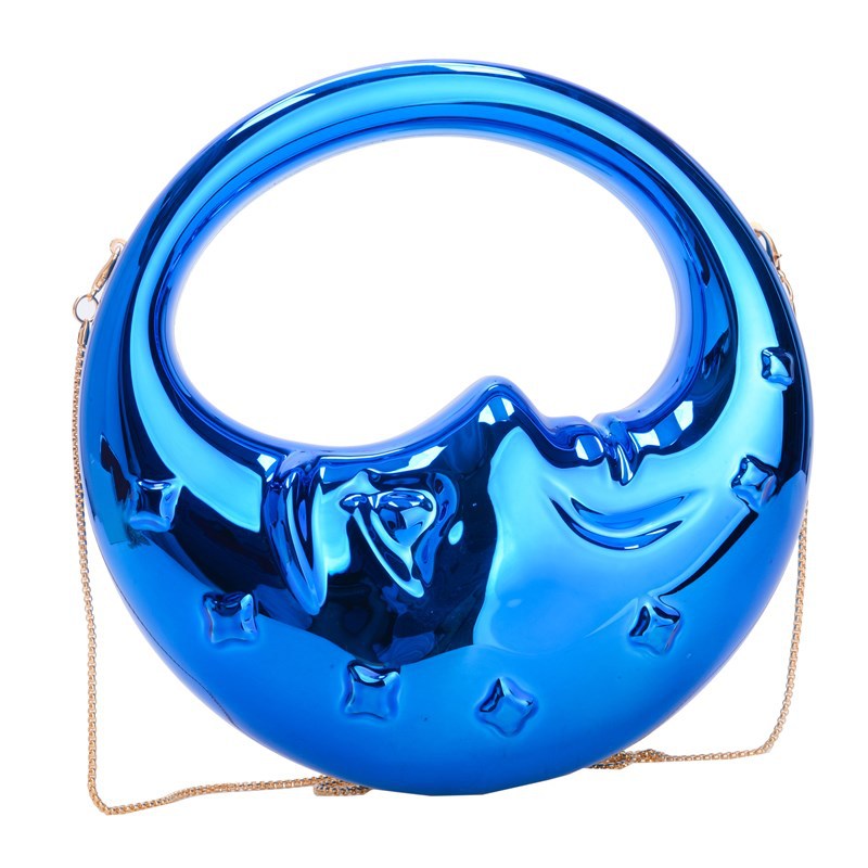 Women's Moon Handbag Niche Creative Shape Shoulder Messenger Bag