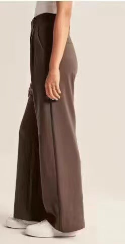 Commuter Drapey Slimming High-Waist Wide-Leg Pants With Pockets