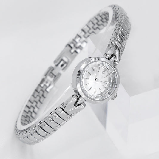 Womens Kaleidoscope Dial Vintage-style Quartz Gold Watch