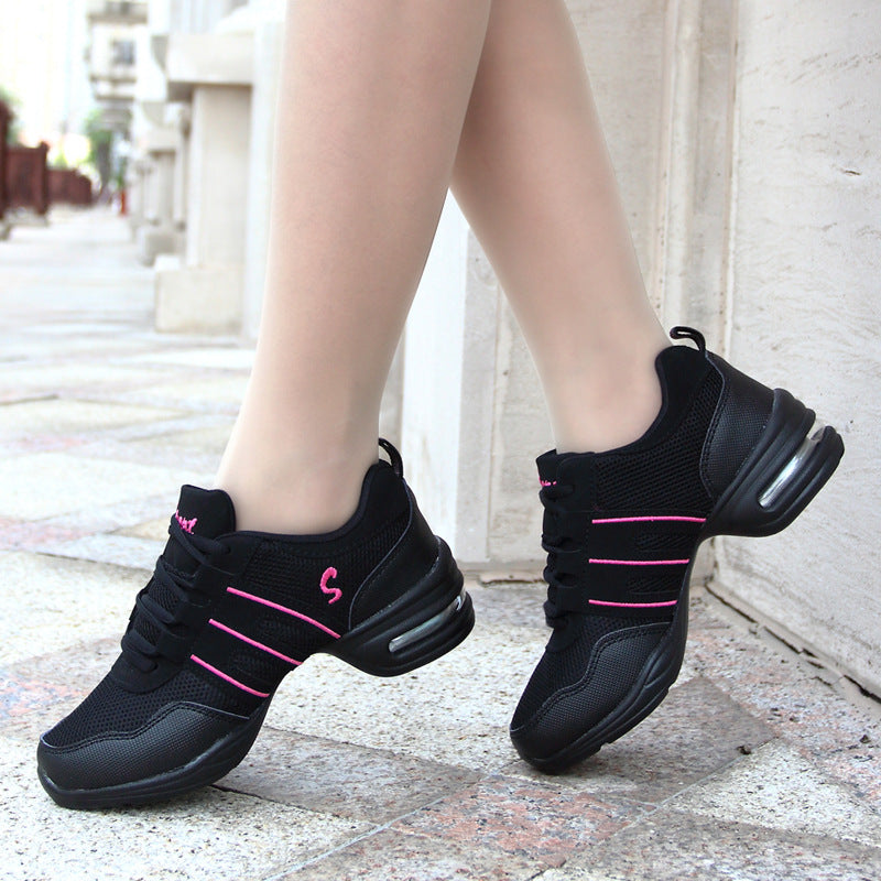 Kids children dance shoes students men and women soft bottom exercises