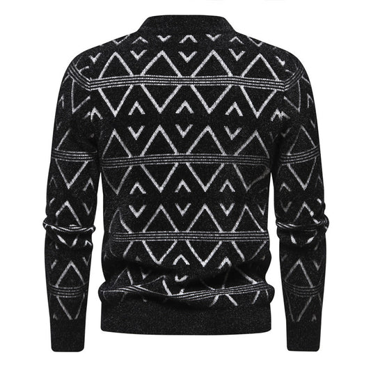 Men's Round Neck Pullover Thick Sweater