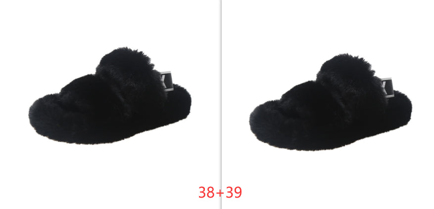 Zenda Vilde Hjemmesko i Pels til Kvinder