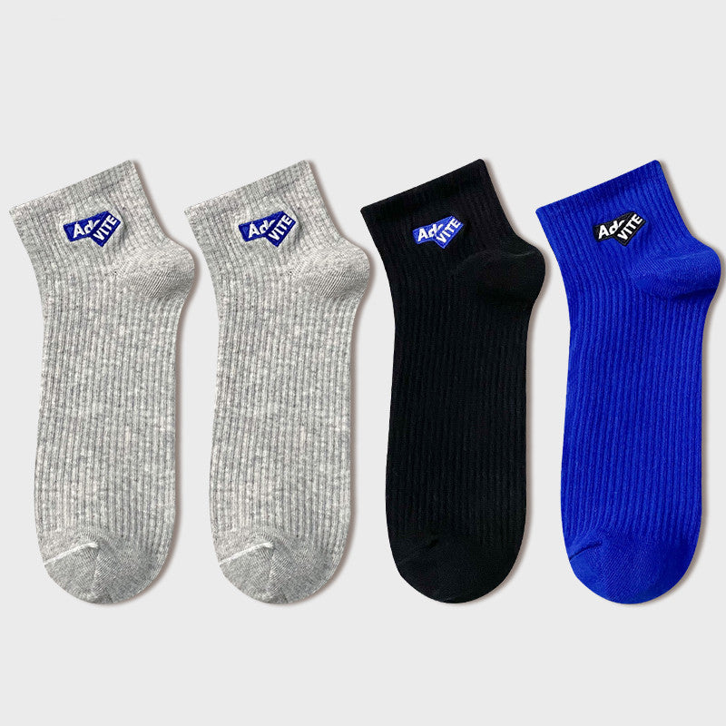 Cotton Deodorant And Sweat-absorbing Socks
