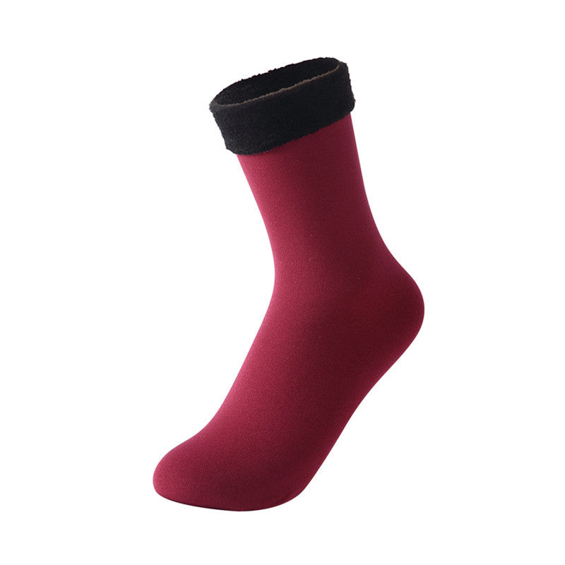Winter Plush Snow Socks For Antifreeze And Warmth