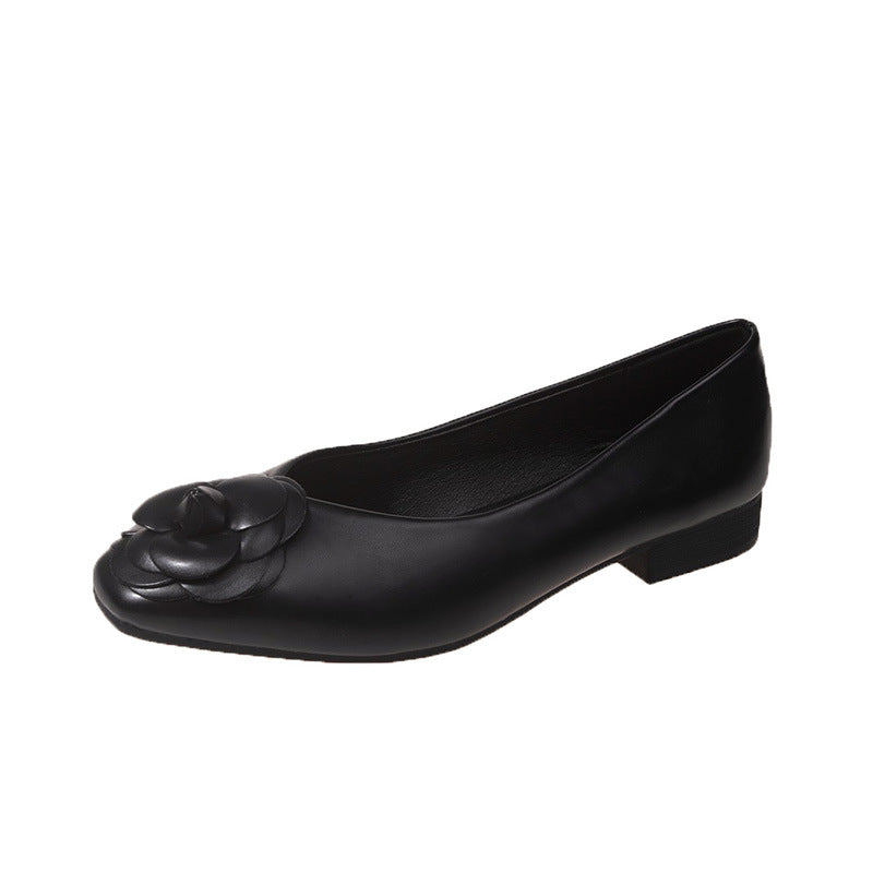 Women's Shoes Round Toe Flower Lightweight Soft Sole