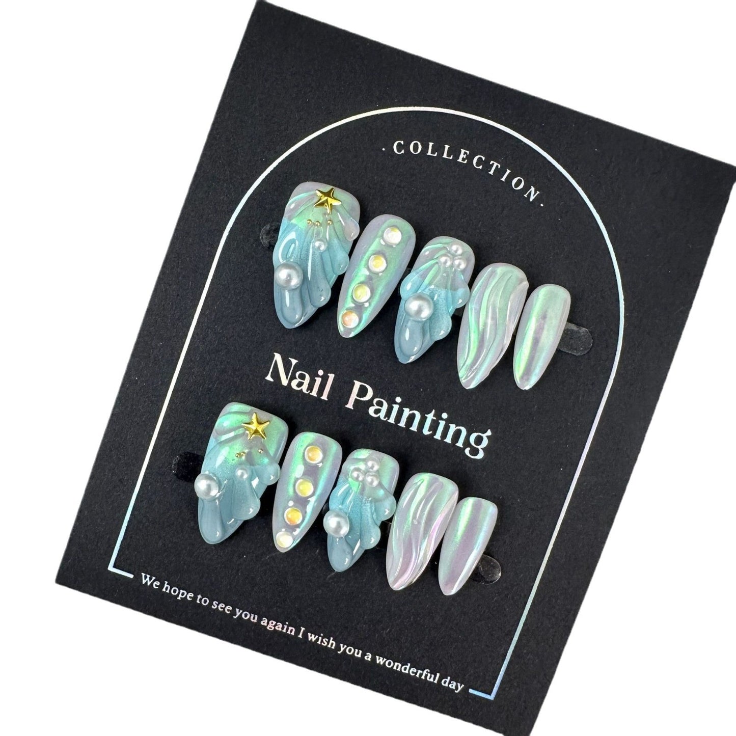 HAILANG Shell Nail Stickers Wear Nail Tip High-grade Summer