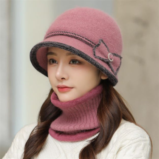 Ladies Rabbit Fur Beret Ladies Western Style Beautiful Hat