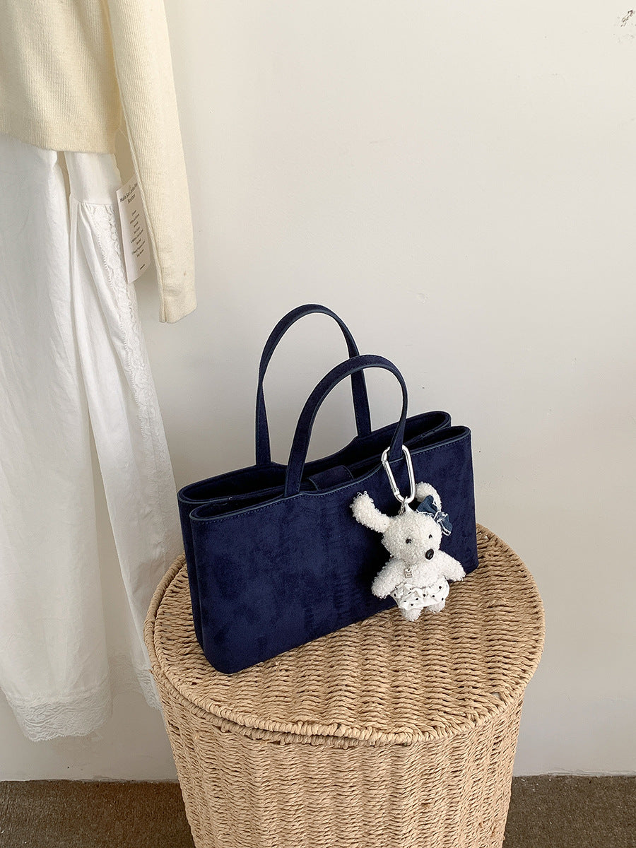 Elegant High-end Large-capacity Suede Bag For Womens Everyday Commutes
