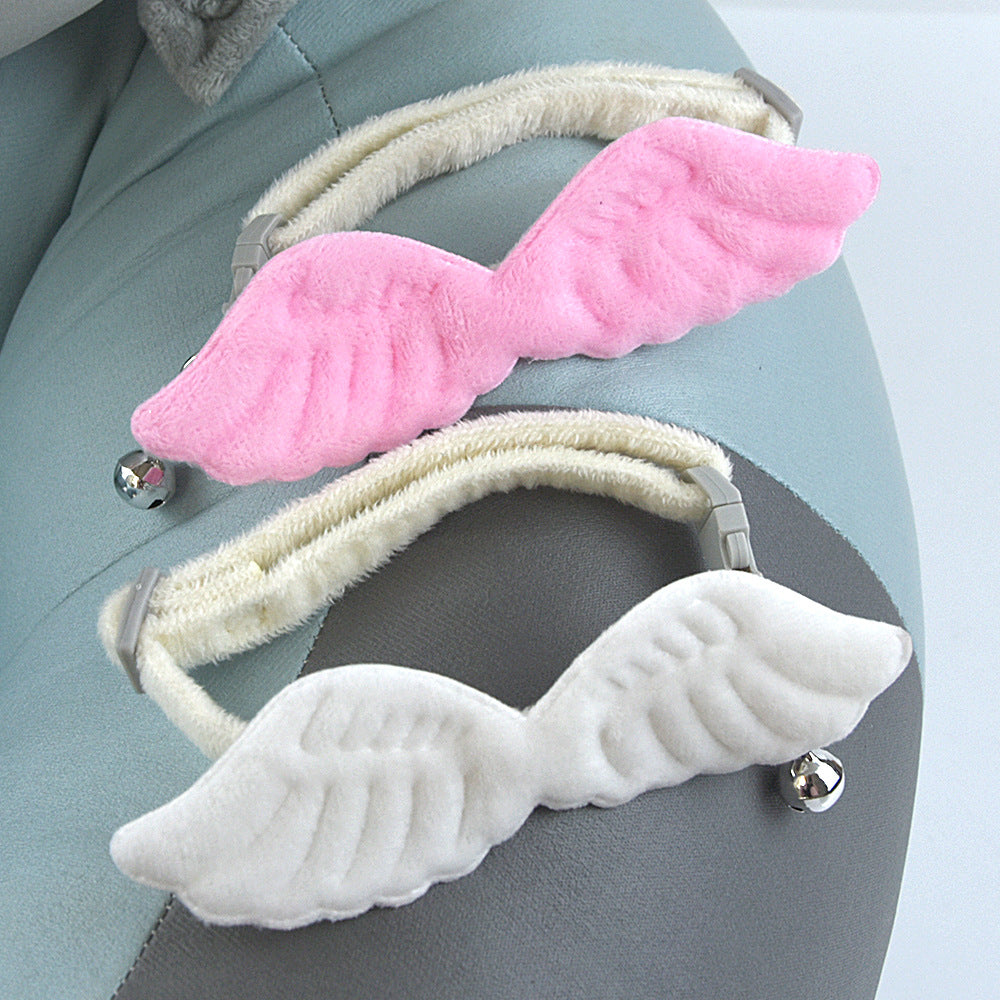 Creative Pet Cat Angel Wings Bell Collar